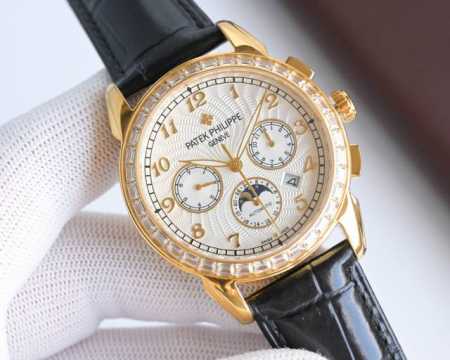 New Patek Philippe Complications Chronograph Series with Diamond-Studded Finish - Click Image to Close