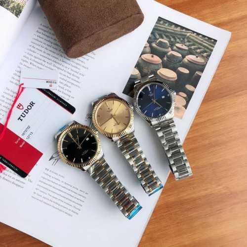 The new Tudor Style series watch, fully packaged and launched online for the fi