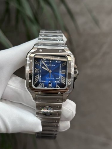 Exclusive Real-Life Photos Cartier Santos Series Top-Tier Replica Version Swiss