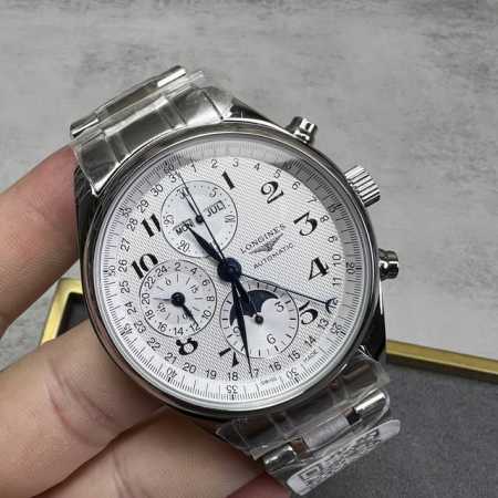 Longines Master Moon Phase Eight Needles 42Mm Size 7751 Movement - Click Image to Close