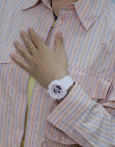 Girls should never wear cheap watches! This Casio Ba-110Ah in light pink instant