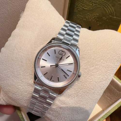 Explore the 2025 Early Spring Gucci G-Timeless Quartz Collection. The watch has