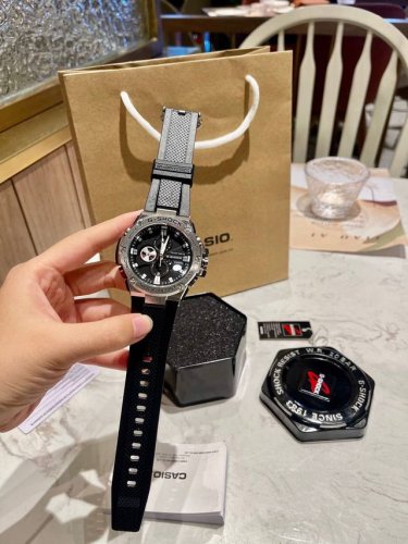 New model first release Casio Gst-B100 series releases new model, metal resin m