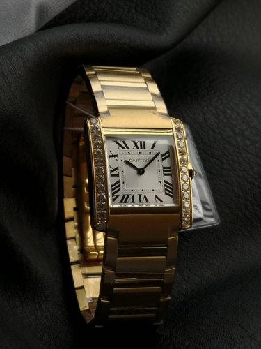 The Second Generation French Tank Rose Gold Solid Grain Leather Belt Model, The