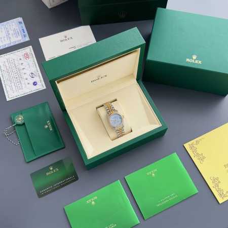 Rolex Datejust 31mm Watch: A Dazzling Declaration of 10 Square-Tooth Diamonds. O - Click Image to Close