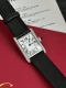 Gg Produced by Cartier, featuring a sapphire crystal and a Swiss quartz movement