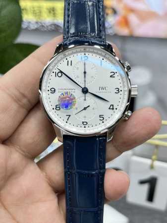 Zf IWC Portuguese Chronograph with transparent back DDD - Click Image to Close