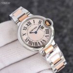 White Steel Electroplated + 20 Diamond Ring + 40 Cartier Dimensions: 28Mm 33Mm 3