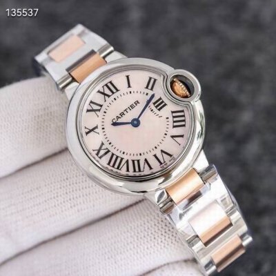White Steel Electroplated + 20 Diamond Ring + 40 Cartier Dimensions: 28Mm 33Mm 3