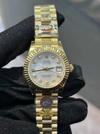 Rolex Datejust 28mm, Swiss movement, Model M278278-0010 Rolex Datejust Swiss Mo - Click Image to Close