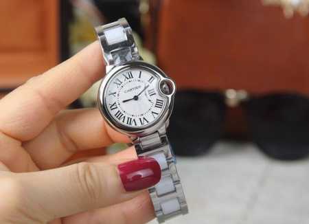 Fashionable quartz watch for women, designed by Cartier for versatile, durable, - Click Image to Close