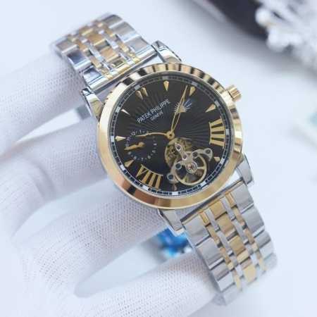 White case with gold case and 20mm steel strap 10 Brand: Patek Philippe Type: Me - Click Image to Close