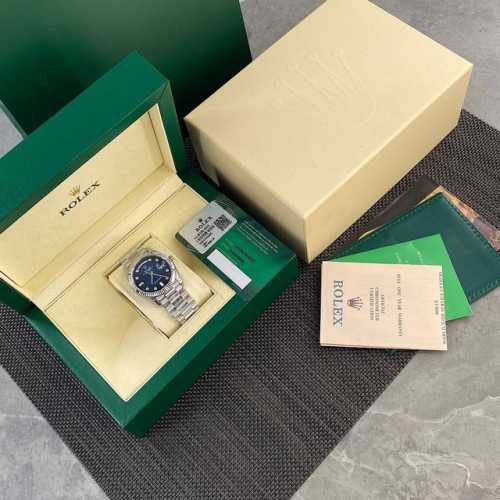 Rolex Day-Date_ Day-Date, the king of classic watches, the genuine white gold ve