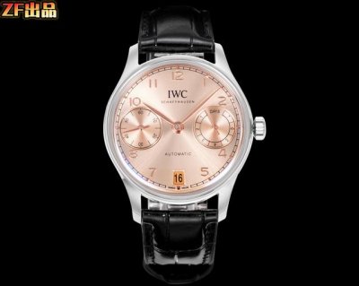 White-gold steel band + 200 ZF brand new IWC Portuguese VII, 42.4mm