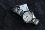 Dial Material Is Silver-Plated Engraved Lacquered Dial! Features A Sunray Patter