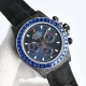 Sj's Carbon Fiber Bezel Meteorite Dial 3000 DDD Blue Diamond Bezel DDD White Moi