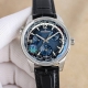 The Jaeger-Lecoultre Polaris Geographic Wt watch, produced by Twa in white gold,