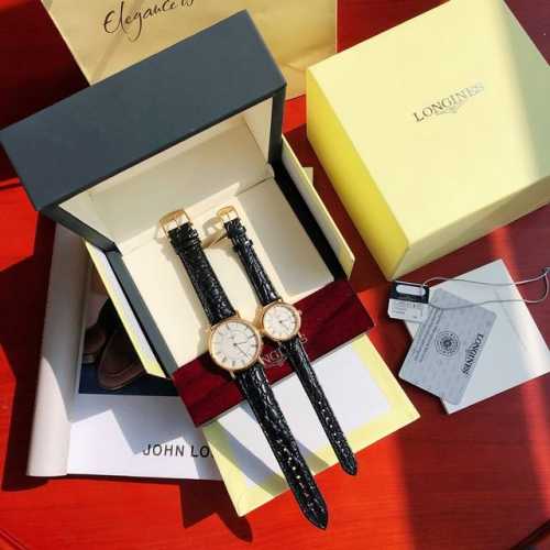 Great deal! Longines Elegant Collection couple's quartz watches, sizes: men's 4