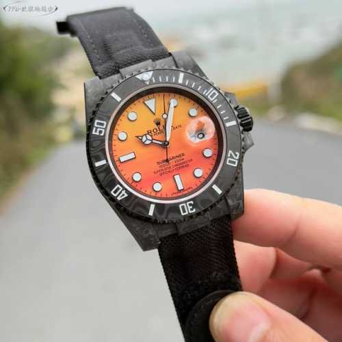 Ppm Modified Carbon Fiber Submariner Volcano Face Black Bag A Little Change Inje