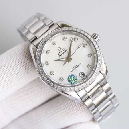 Vs's sincere work, the Omega Seamaster series, has a diameter of 34mm. Every gir - Click Image to Close
