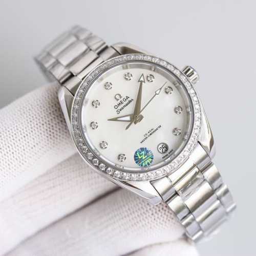 Vs's sincere work, the Omega Seamaster series, has a diameter of 34mm. Every gir