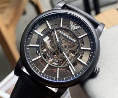 Emporio Armani Armani Black Warrior Series Mechanical Heart Watch Automatic Mech