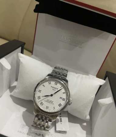 Tissot Le Locle men's watch series has a classic and elegant appearance. The sil - Click Image to Close
