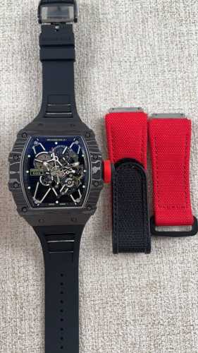 Bbr New Richard Mille Rm35-01 TPT true white carbon case with perfect texture, t