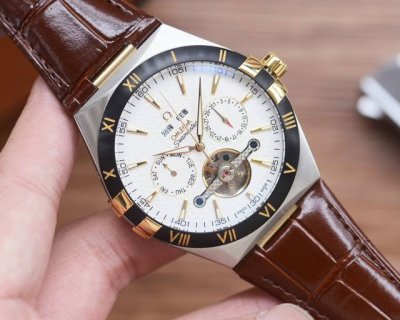 White, Gold Rose Men's Favorite Multifunctional Watch Latest: Omega's Best Desi