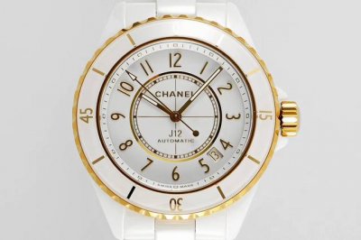 Chanel J12 Latest Black Ceramic And 18K Gold Model Finally Launched. Case: Black