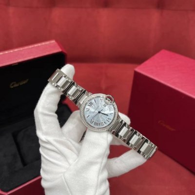 Ball of Blue Series W4Bb0028 Ice Blue Dial Diamond Bezel Features the Cal.076 au