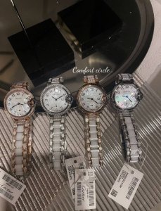 Upgraded Version With White Gold Strap And Diamond-Encrusted Bezel (+30) Cartier