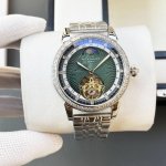 Leather And Steel Patek Philippe - Patek Philippe Premium Men's Watch Elegant An