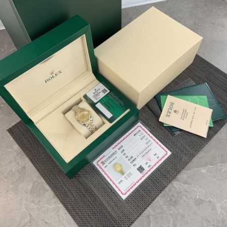 Latest version! Rolex 28mm Datejust watch! Interlaced gold diamonds! An exceptio - Click Image to Close