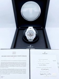 4940 Brand New Hot-Selling Colored Ceramic Hublot Big Bang Sang Bleu Tattoo S