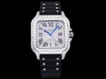 The brand new Cartier Santos Starry Sky watch with a strap is here! This watch c