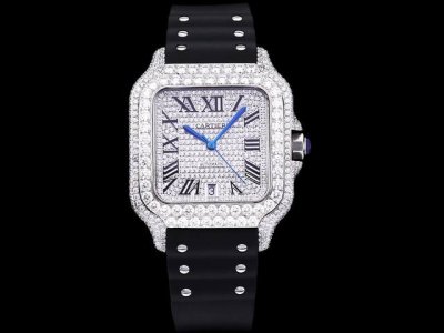 The brand new Cartier Santos Starry Sky watch with a strap is here! This watch c