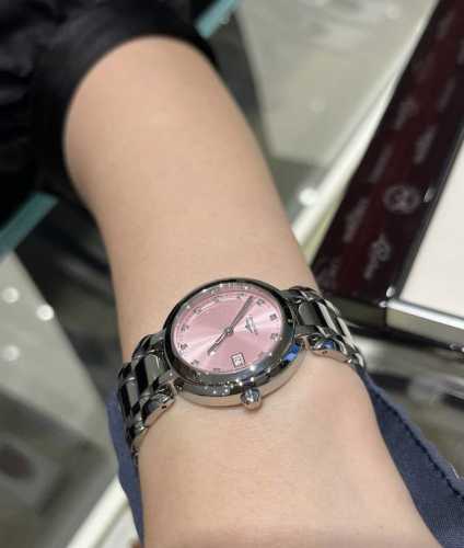 Birthday gift for myself - Longines Heart Moon Pink Plate The birthday gift cho