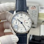 Zf IWC Portuguese 7-Day Power Reserve Series 42Mm White Case White Dial Model Eq