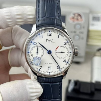 Zf IWC Portuguese 7-Day Power Reserve Series 42Mm White Case White Dial Model Eq