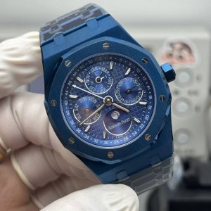 Bbs Royal Oak Multi-Function Perpetual Calendar Blue Steel 41M Thickness 11.4 Eq