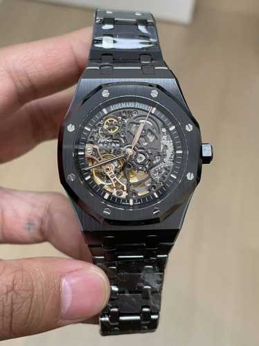 Ap Royal Oak 15416Ce Black Ceramic Custom mold, original data black ceramic case
