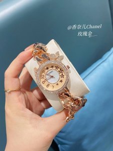 The Watch In Chanel's Lady Dior Series Is A Bracelet Model. This Series Of Chane