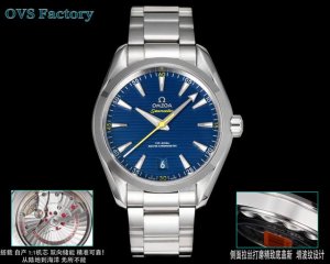 Ovs Factoty's new Omega watch, the Seamaster Aqua Terra Chronometer, is the perf
