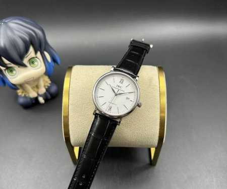 Iwc Portofino automatic men's watch Iw356501, red 60mm, 40mm size, white dial wi - Click Image to Close