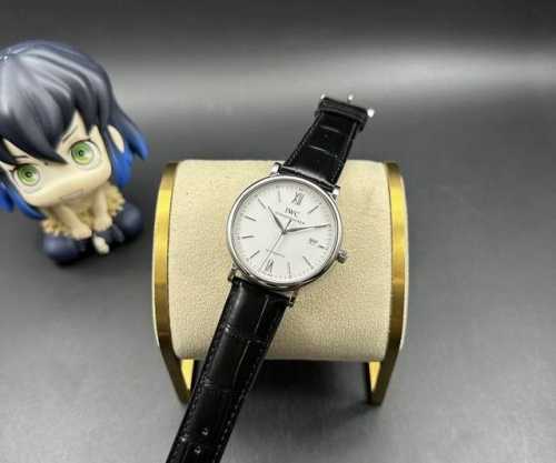 Iwc Portofino automatic men's watch Iw356501, red 60mm, 40mm size, white dial wi