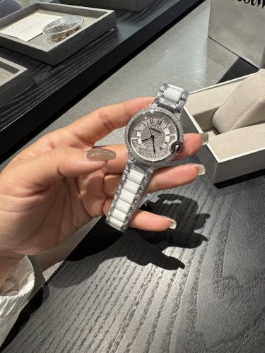 Cartier 36mm Swiss Fisheye Glass DDD. A masterpiece of craftsmanship, the Cartie