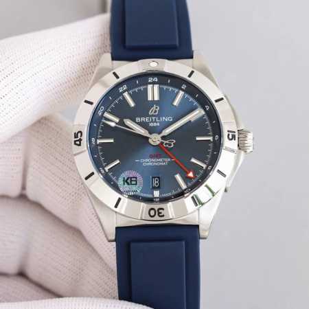 Breitling, Mechanical Chronograph Series A32398101M1A1! Chronomat Automatic Gmt - Click Image to Close