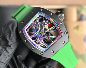 Richard Miller RM skeleton automatic watch measures 52
