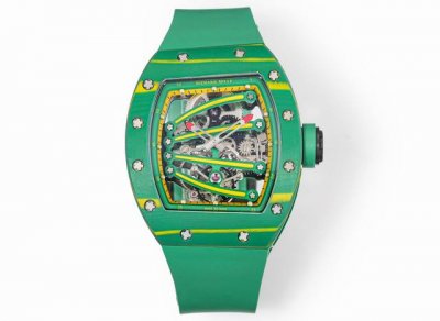 Richard Miller RM59-01 Tourbillon Green Lizard is full of unique marks, standing